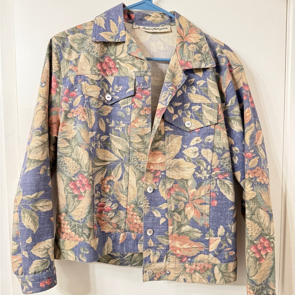 Floral Denim Jacket